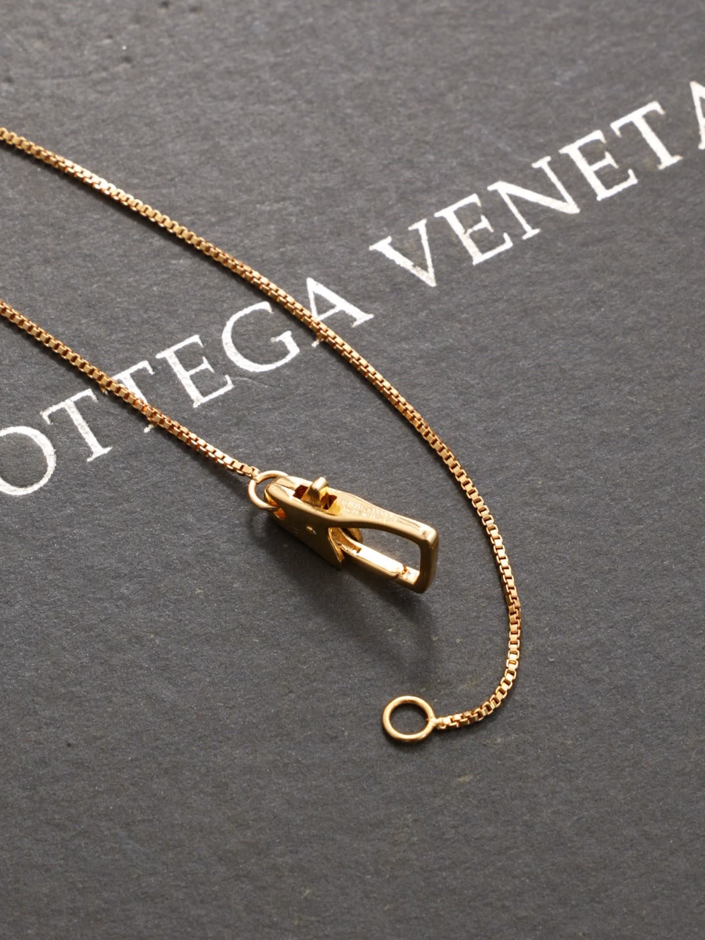 Bottega Veneta Gold & Silver Necklace